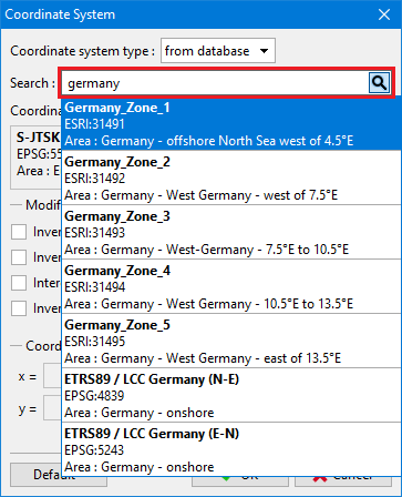 Coordinate Systems