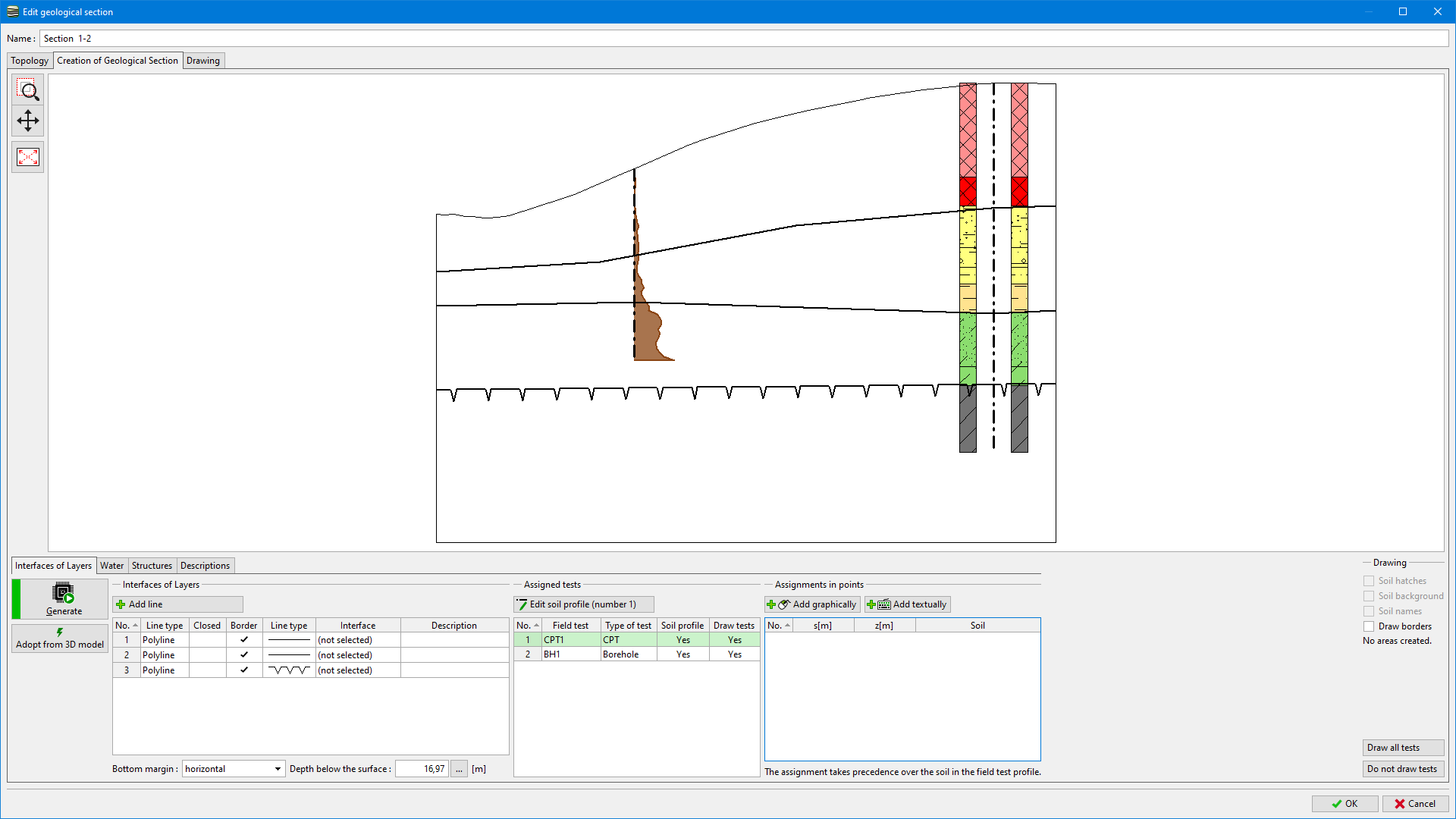 Graphical representation of a Soil profile drawing using AutoCAD by Johinul  alam on Dribbble