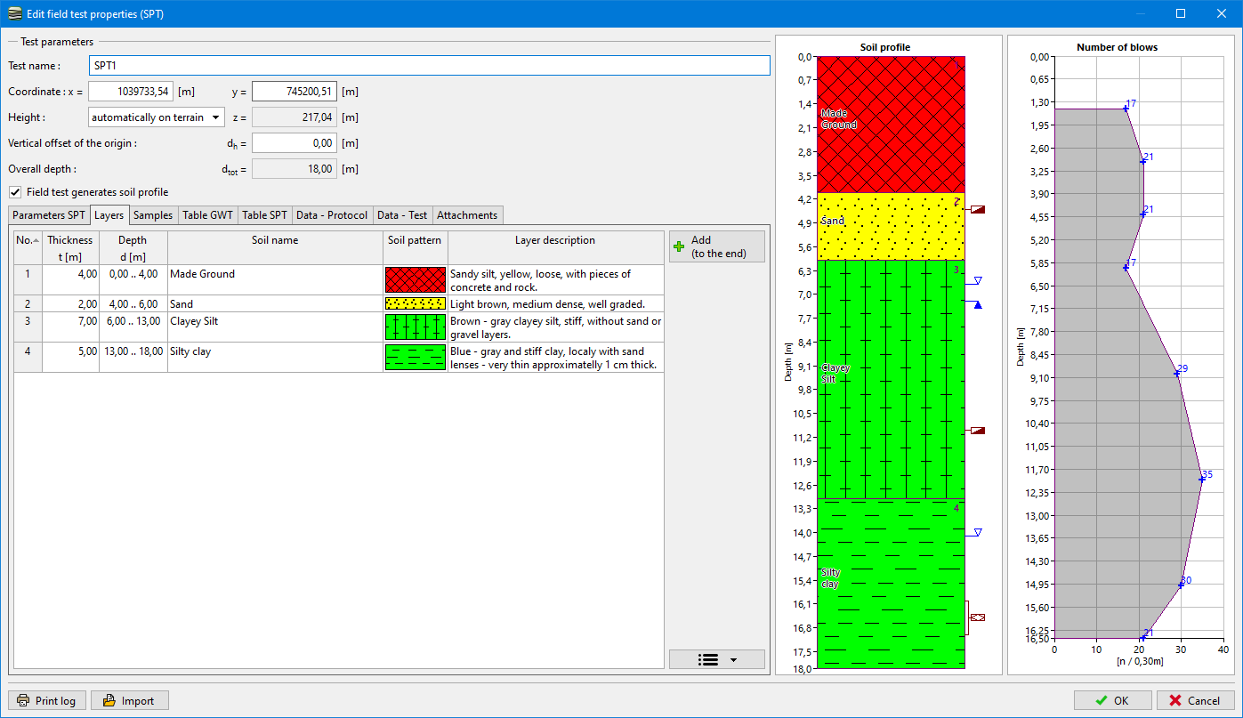 Spt Standard Penetration Test  Field Testing  Geo5 -3176