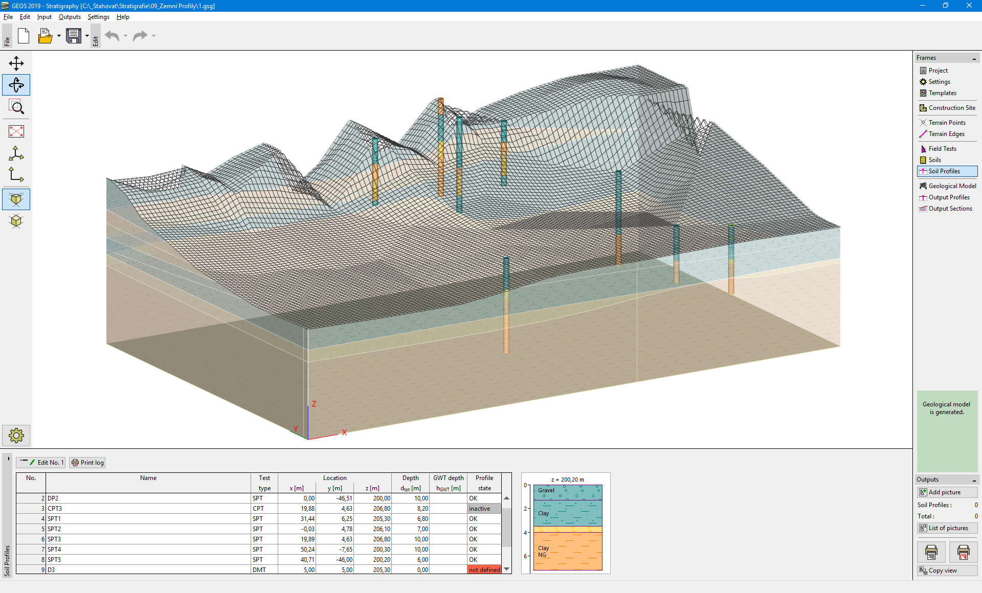 soil profile visualization software vislog