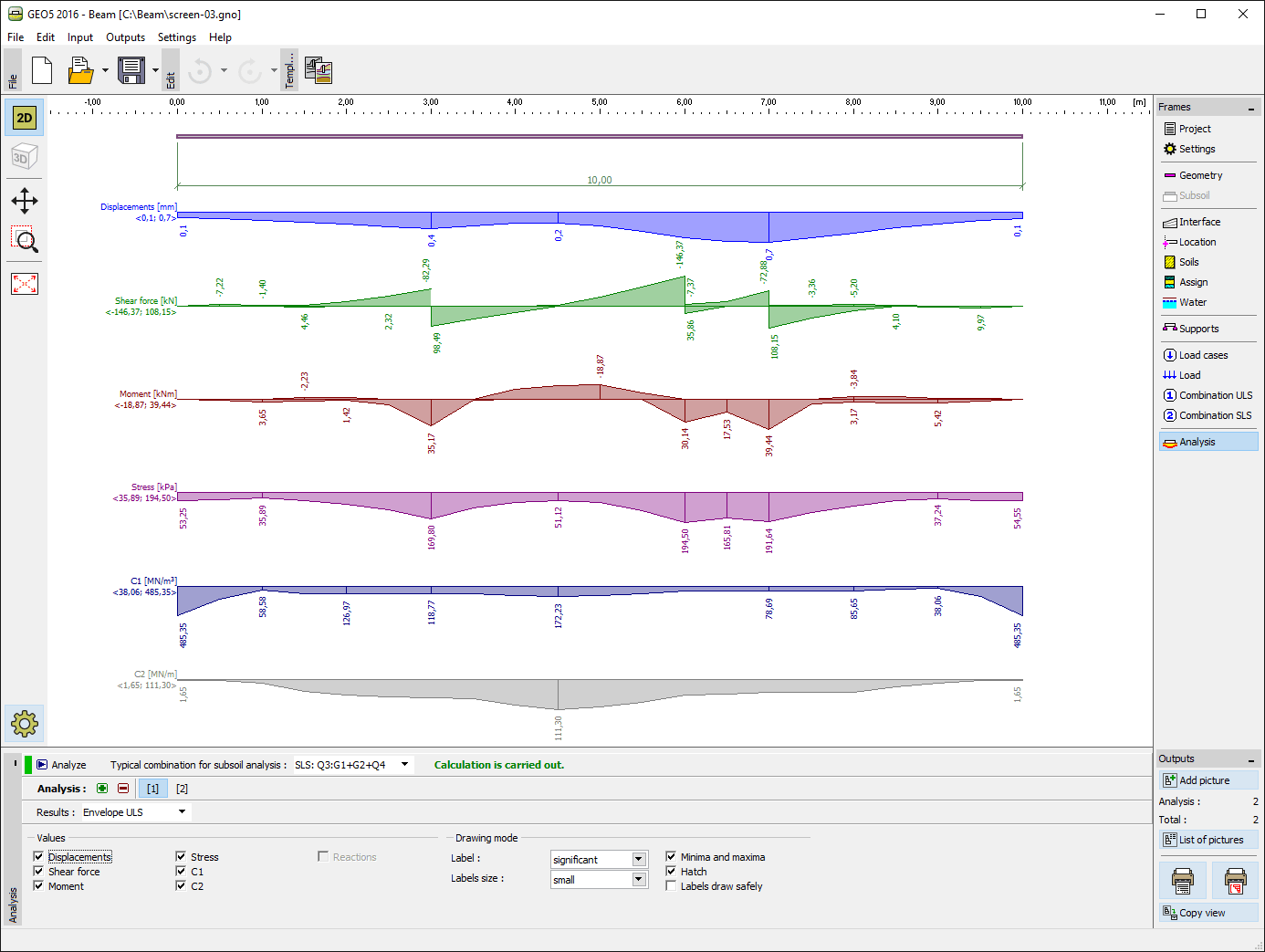 Calculation analysis. Beam программа для расчета балок. Программа Beam.