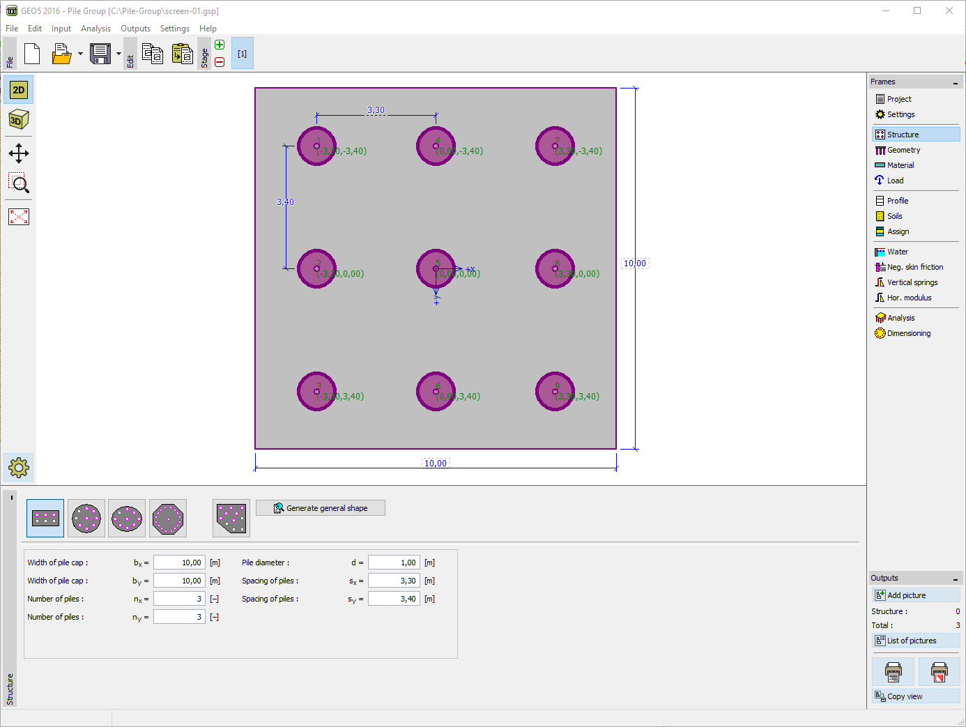 PileGroup - Pile Group Analysis