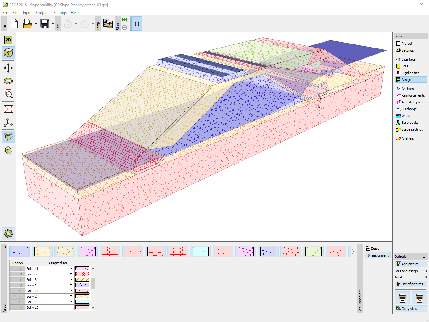 Safety analysis: failure mechanism slope stability with high load on crest  - GeoStudio, PLAXIS Forum - GeoStudio