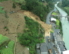 Slope stabilization using anti-slide pile
