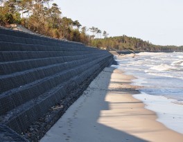 Revestimiento gavión (protección contra erosión)